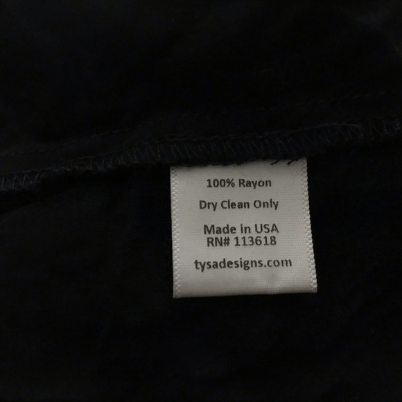 Tysa Women’s Blouse Shirt Size 0 Ruffle Black - Picture 5 of 6